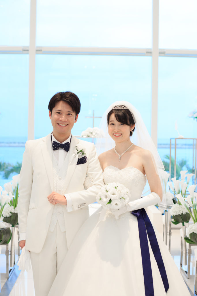 挙式レポート 沖縄で結婚式 挙式なら セントレジェンダ沖縄